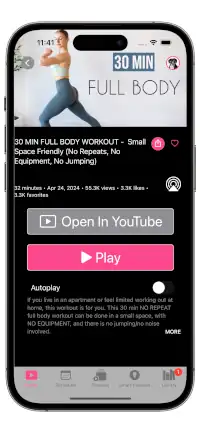screenshot showing favorites category